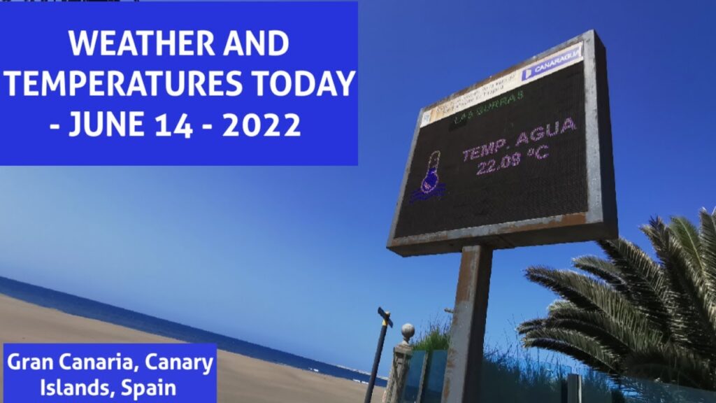 gran canaria temperatura acqua