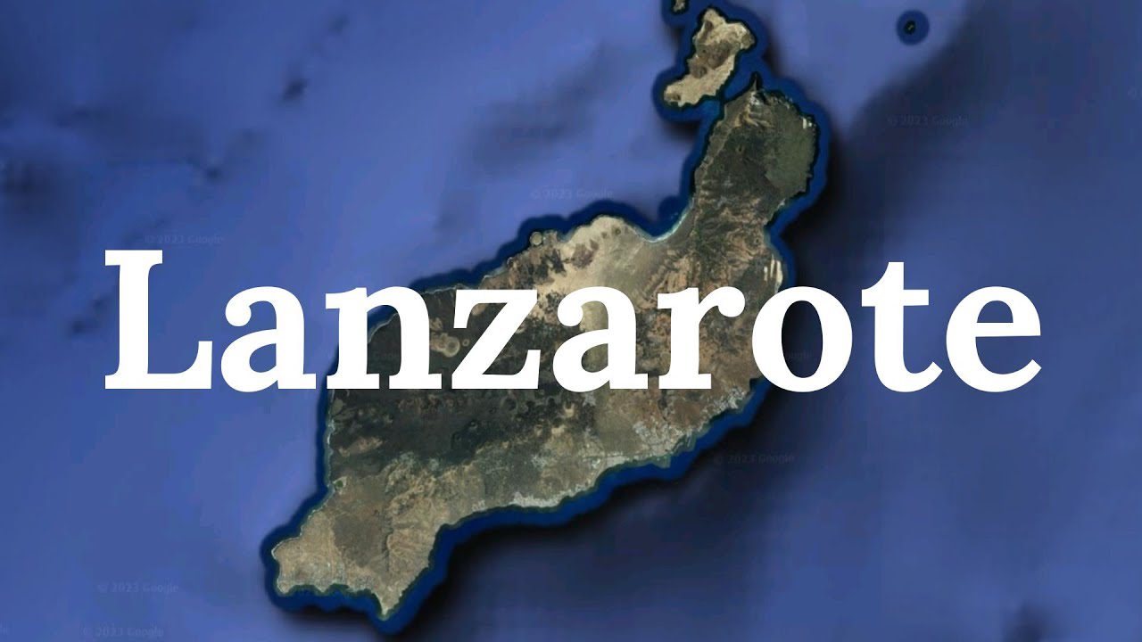 lanzarote letisko mapa