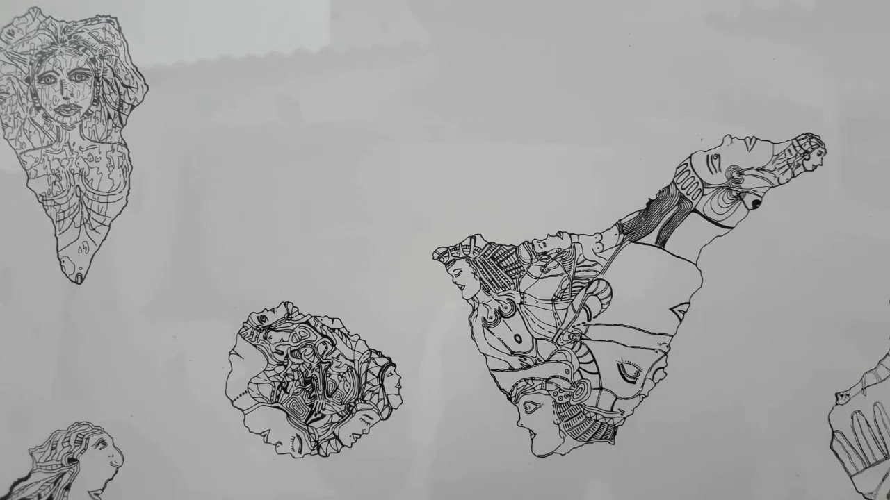 mapa islas canarias para pintar