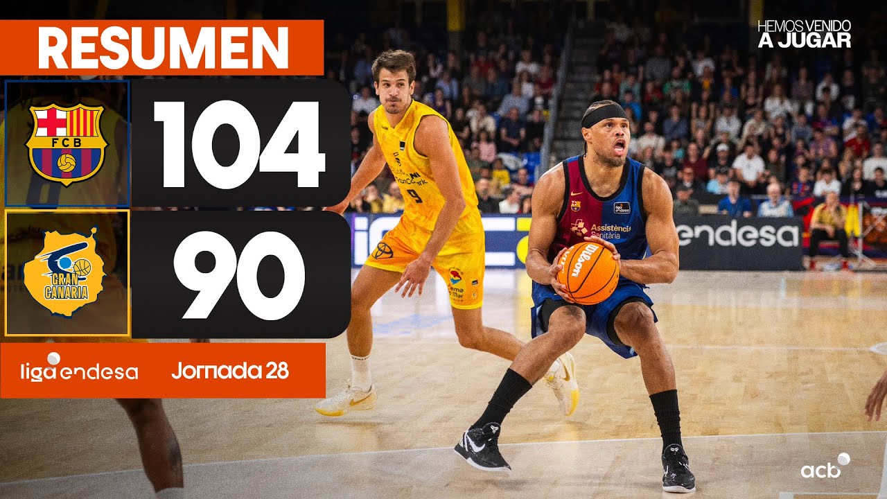 partido de baloncesto gran canaria barcelona
