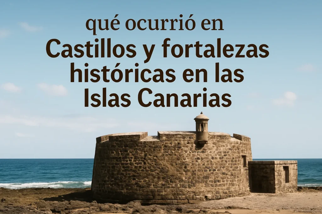 qué ocurrió en Castillos y fortalezas históricas en las Islas Canarias