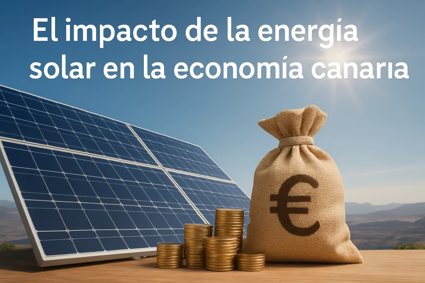 El impacto de la energía solar en la economía canaria