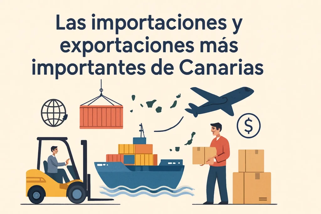 Las importaciones y exportaciones más importantes de Canarias