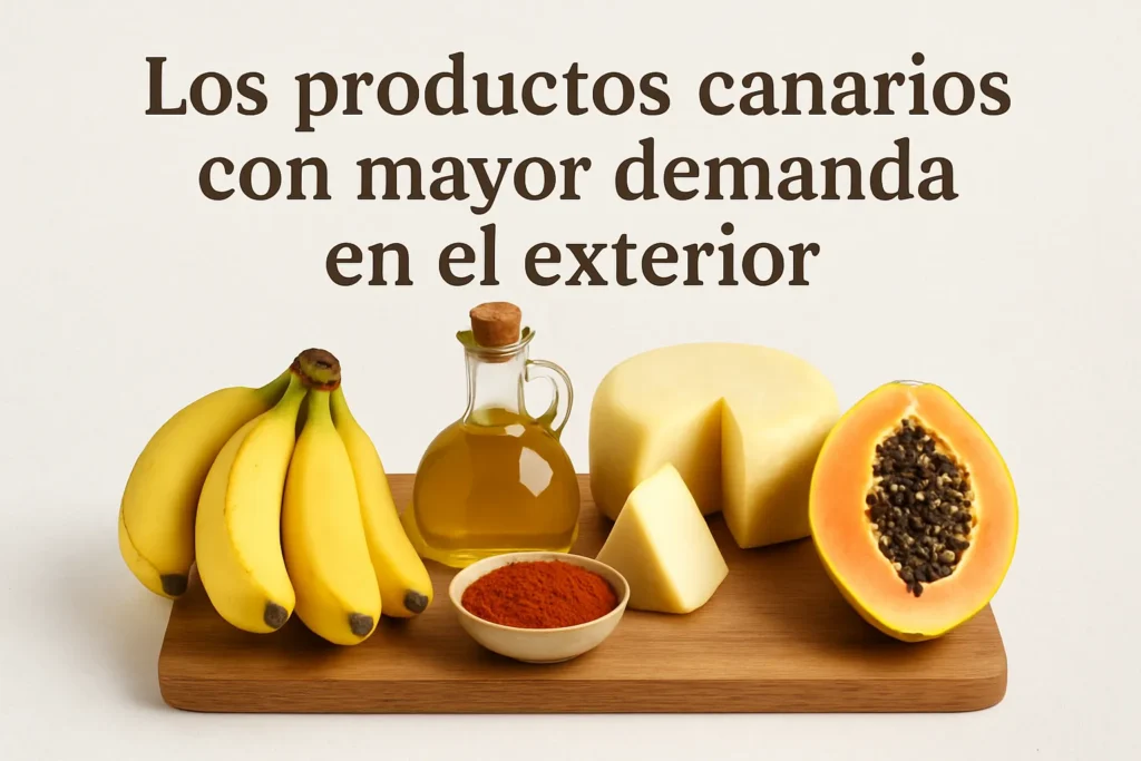Los productos canarios con mayor demanda en el exterior