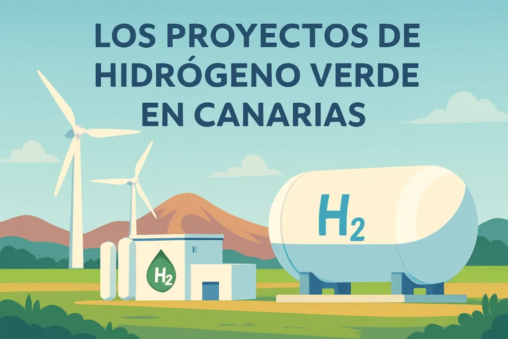 Los proyectos de hidrógeno verde en Canarias