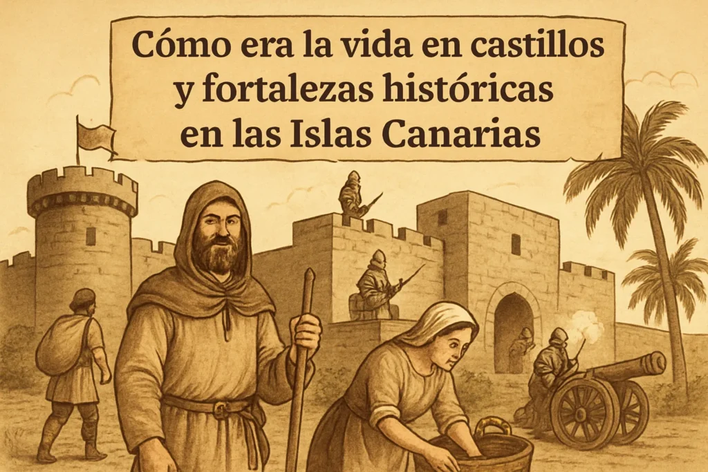 cómo era la vida en Castillos y fortalezas históricas en las Islas Canarias