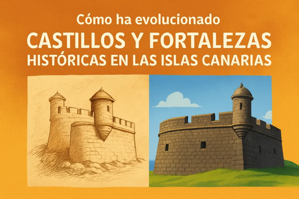 cómo ha evolucionado Castillos y fortalezas históricas en las Islas Canarias