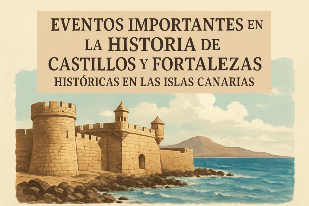 eventos importantes en la historia de Castillos y fortalezas históricas en las Islas Canarias