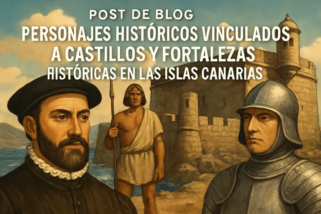 personajes históricos vinculados a Castillos y fortalezas históricas en las Islas Canarias