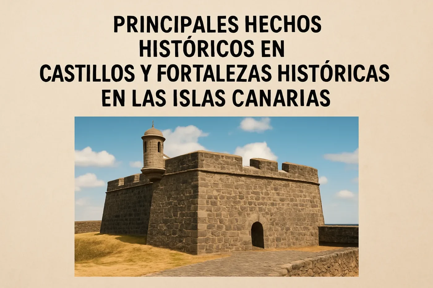 principales hechos históricos en Castillos y fortalezas históricas en las Islas Canarias