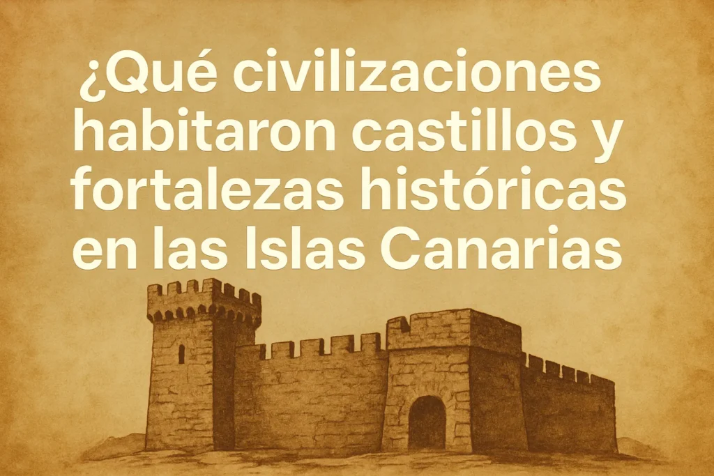 qué civilizaciones habitaron Castillos y fortalezas históricas en las Islas Canarias