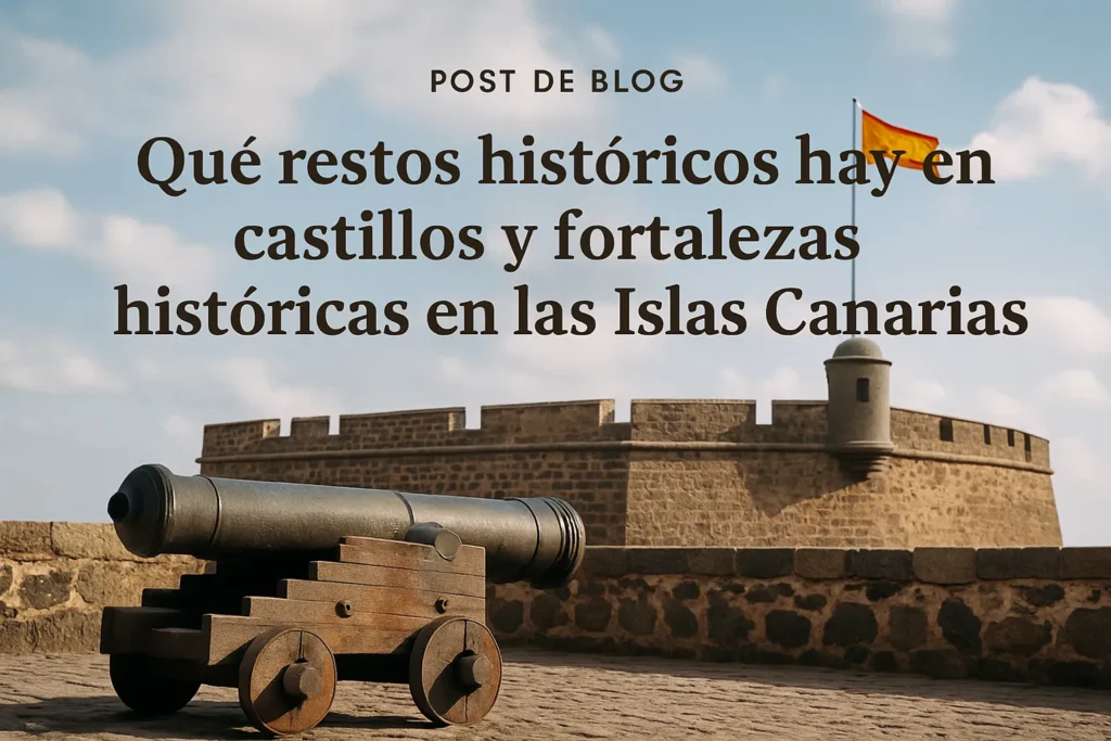 qué restos históricos hay en Castillos y fortalezas históricas en las Islas Canarias