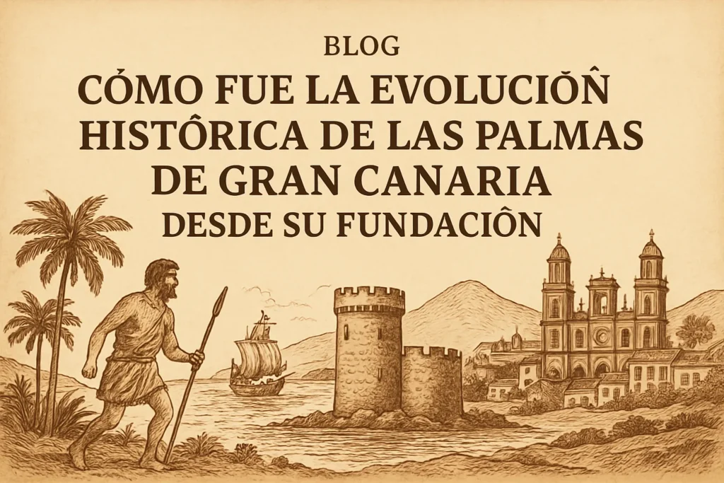 cómo fue la historia de Evolución histórica de Las Palmas de Gran Canaria desde su fundación