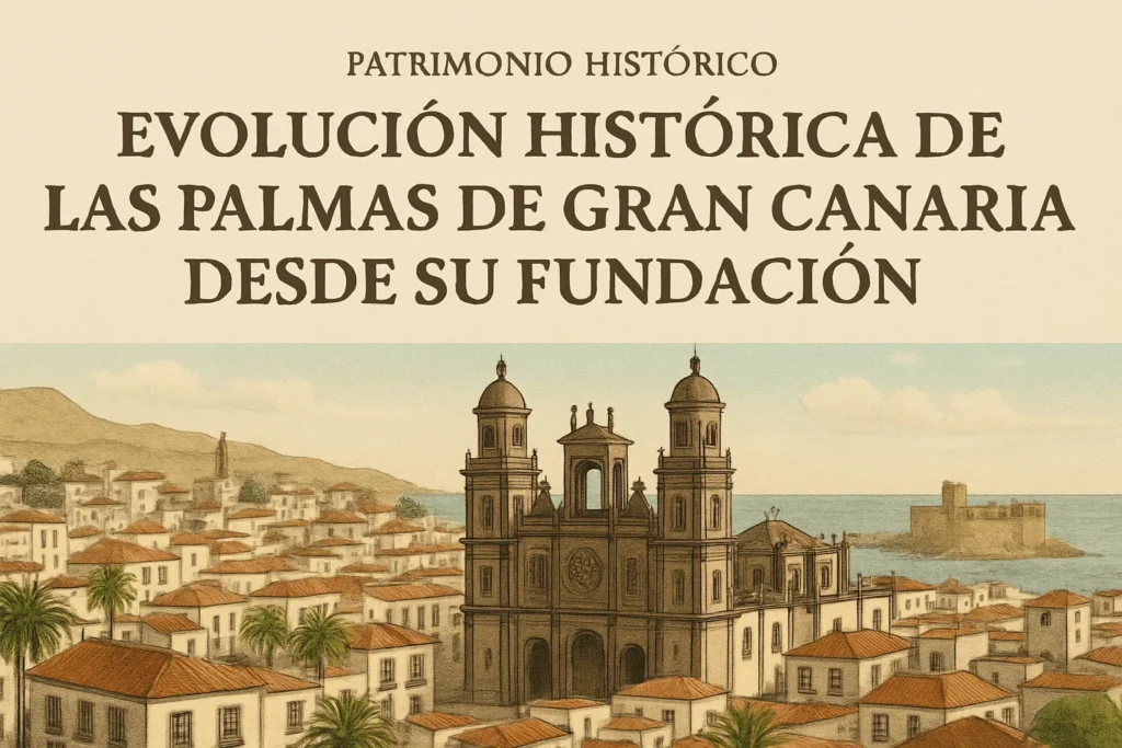 patrimonio histórico de Evolución histórica de Las Palmas de Gran Canaria desde su fundación