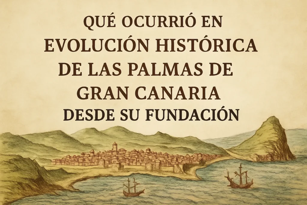 qué ocurrió en Evolución histórica de Las Palmas de Gran Canaria desde su fundación