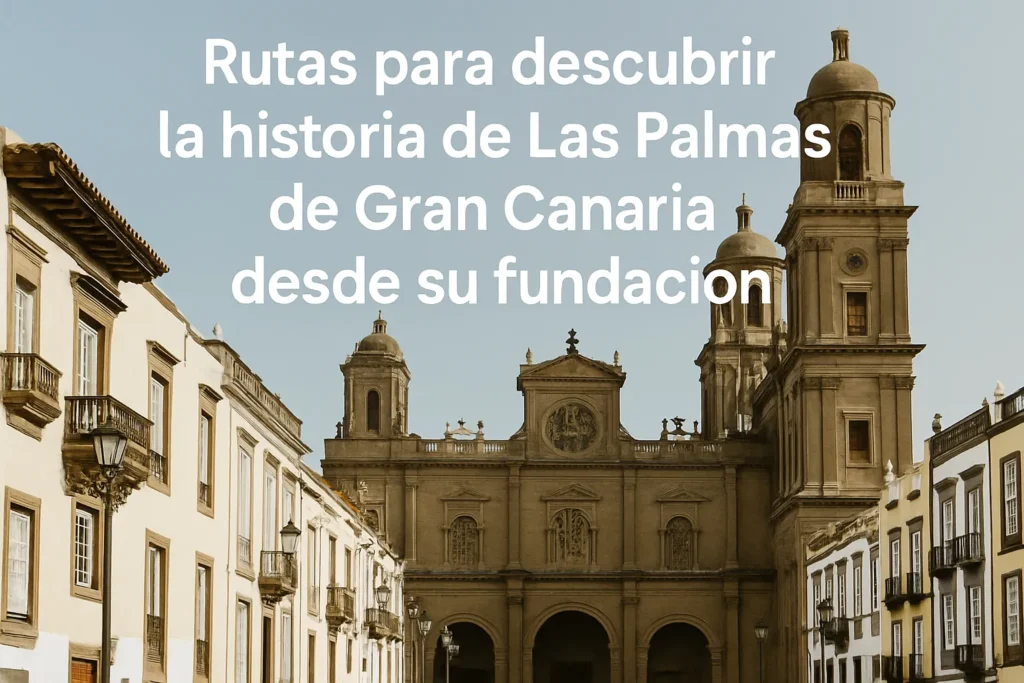 rutas para descubrir la historia de Evolución histórica de Las Palmas de Gran Canaria desde su fundación