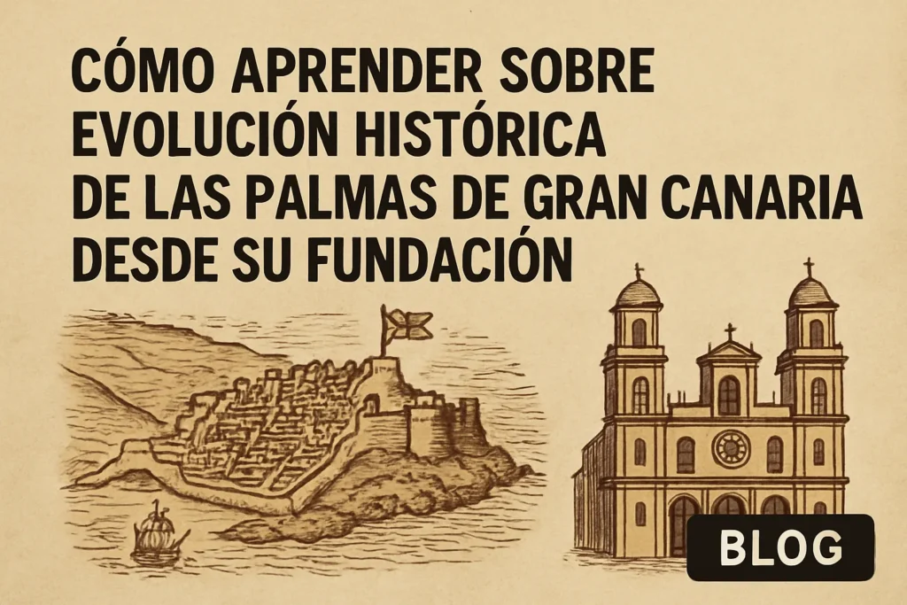 cómo aprender sobre Evolución histórica de Las Palmas de Gran Canaria desde su fundación