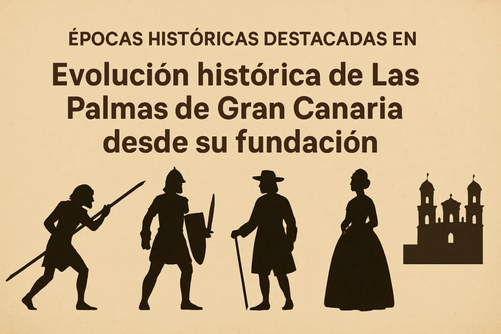 épocas históricas destacadas en Evolución histórica de Las Palmas de Gran Canaria desde su fundación
