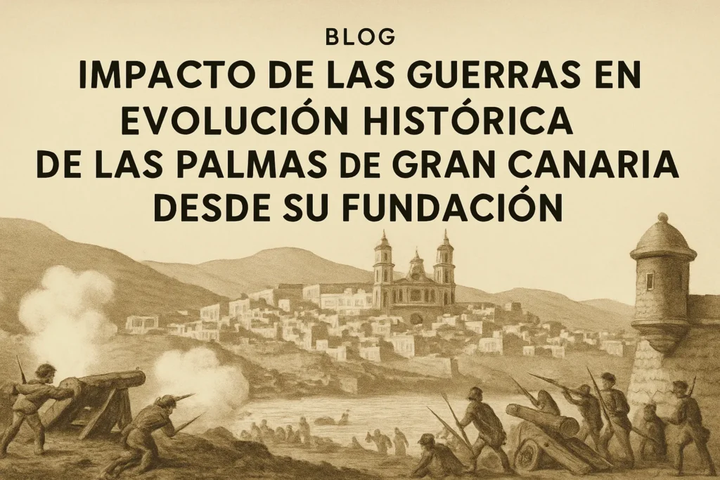 impacto de las guerras en Evolución histórica de Las Palmas de Gran Canaria desde su fundación