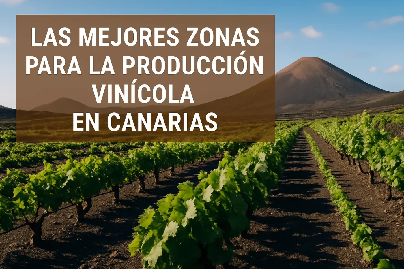 Las mejores zonas para la producción vinícola en Canarias