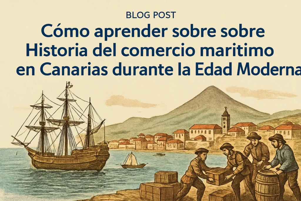 cómo aprender sobre Historia del comercio marítimo en Canarias durante la Edad Moderna