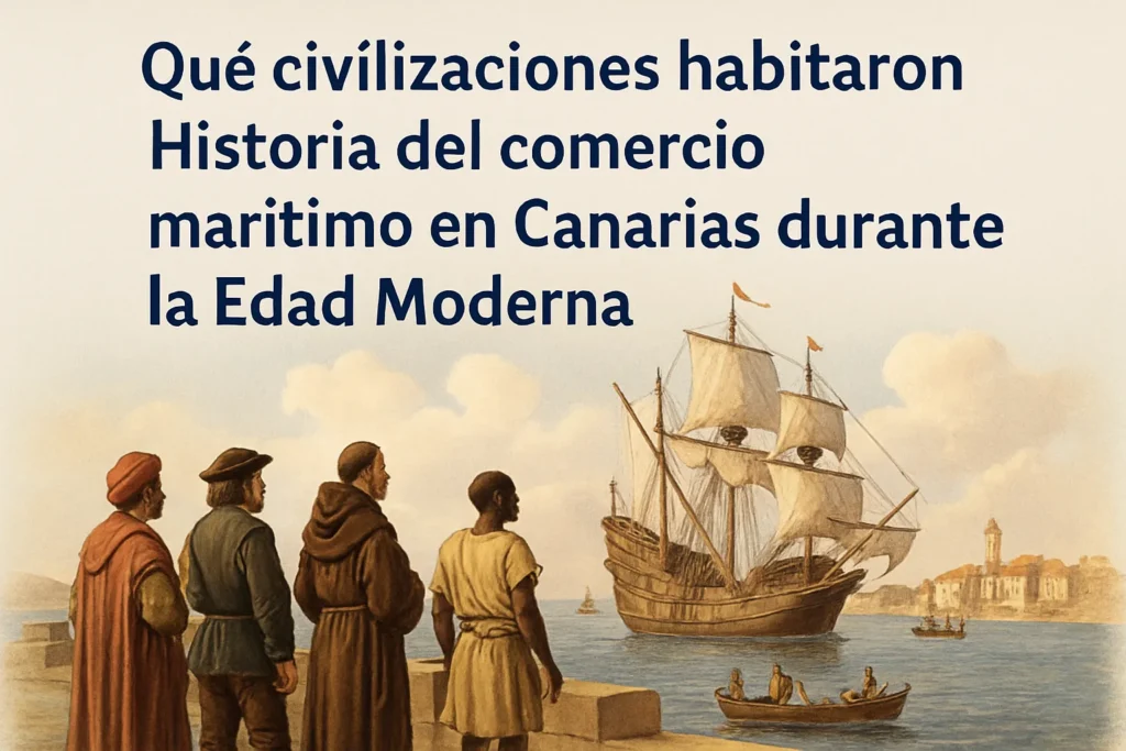 qué civilizaciones habitaron Historia del comercio marítimo en Canarias durante la Edad Moderna