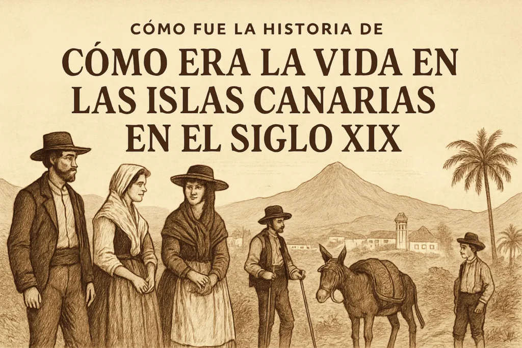 cómo fue la historia de Cómo era la vida en las Islas Canarias en el siglo XIX