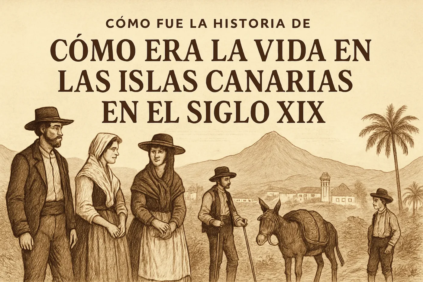 cómo fue la historia de Cómo era la vida en las Islas Canarias en el siglo XIX