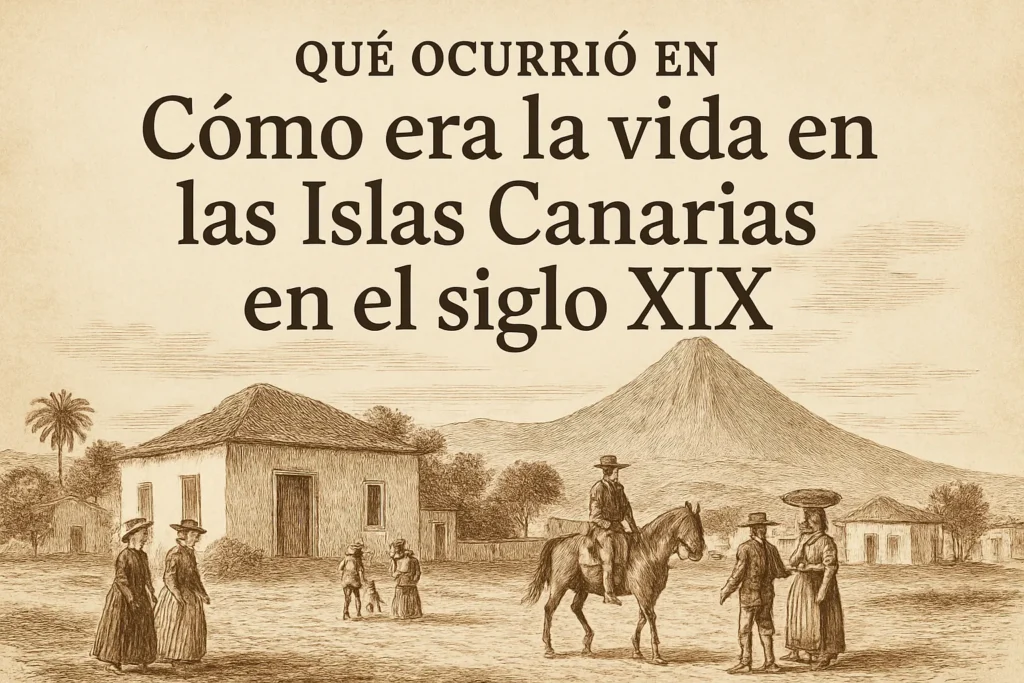 qué ocurrió en Cómo era la vida en las Islas Canarias en el siglo XIX