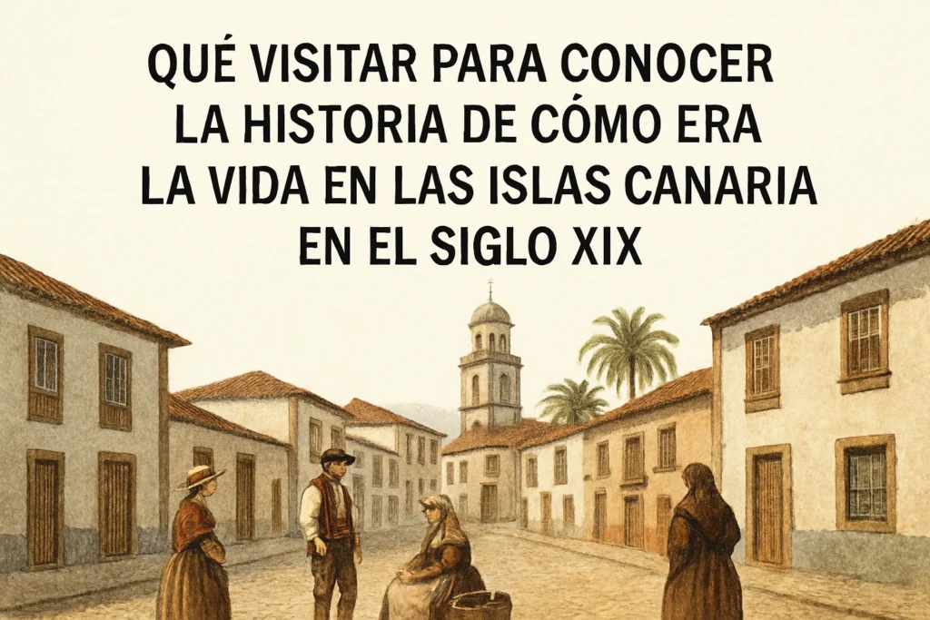 qué visitar para conocer la historia de Cómo era la vida en las Islas Canarias en el siglo XIX
