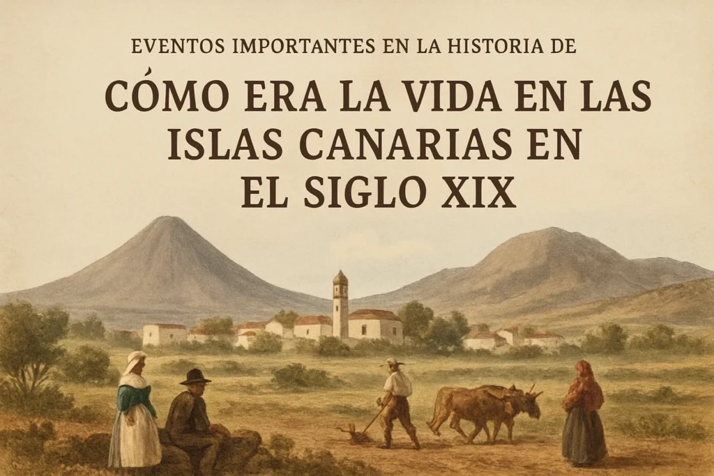 eventos importantes en la historia de Cómo era la vida en las Islas Canarias en el siglo XIX