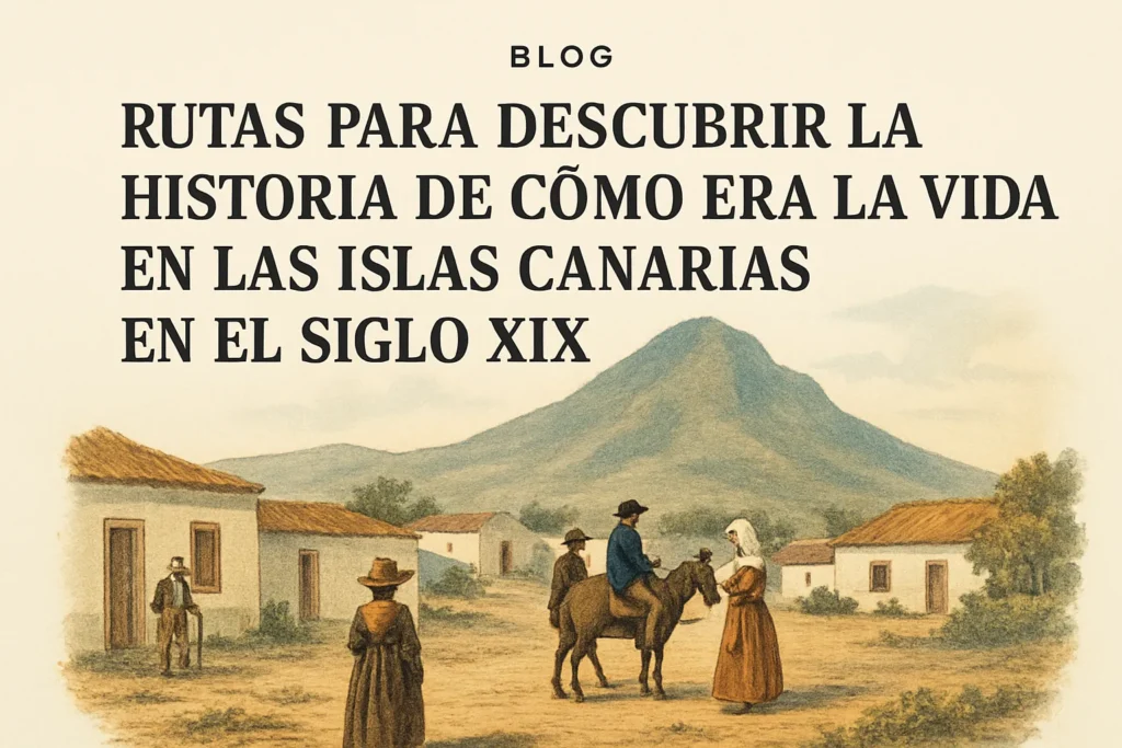 rutas para descubrir la historia de Cómo era la vida en las Islas Canarias en el siglo XIX