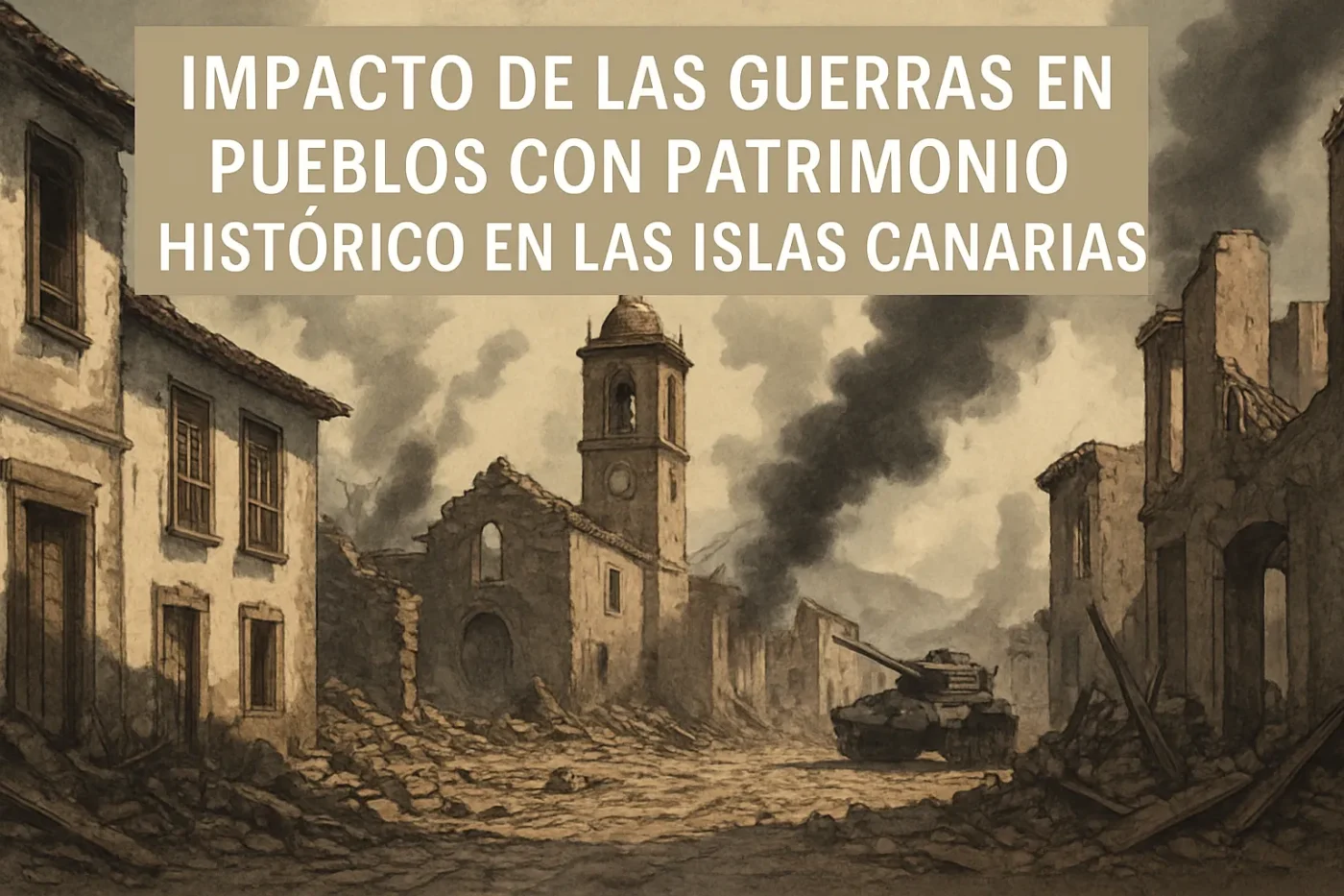 impacto de las guerras en Pueblos con patrimonio histórico en las Islas Canarias