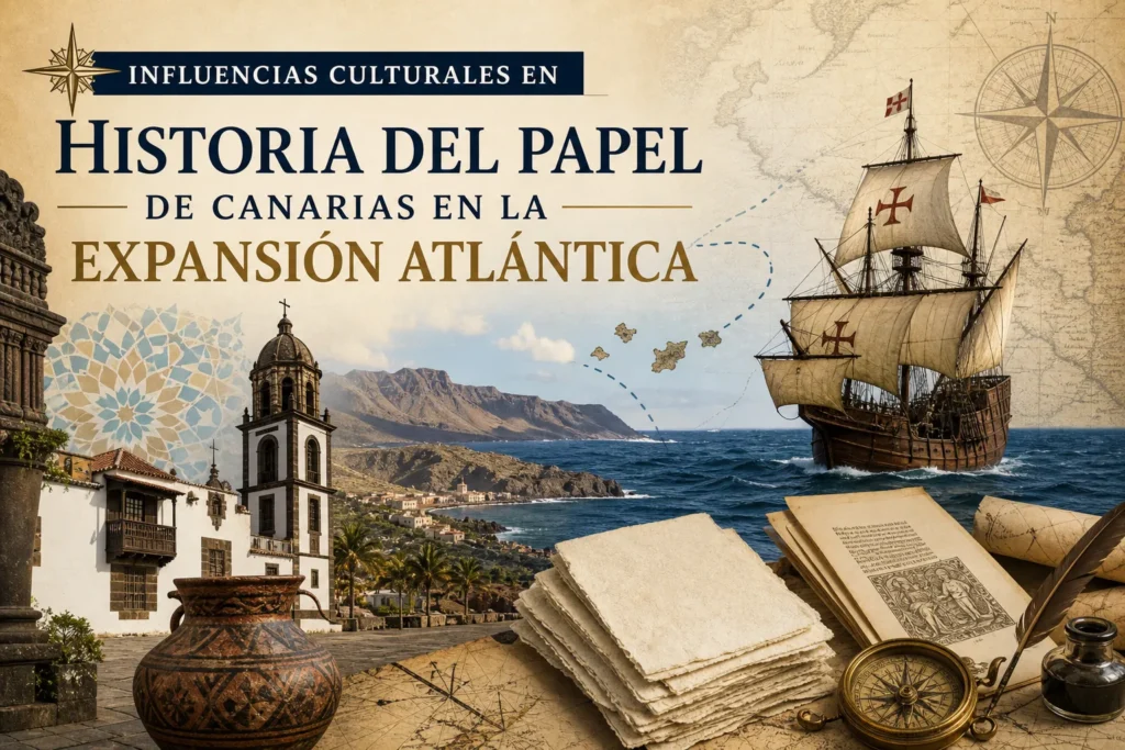 influencias culturales en Historia del papel de Canarias en la expansión atlántica
