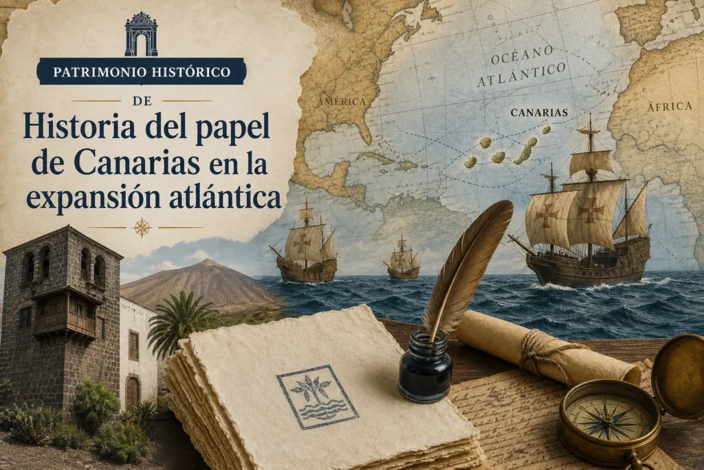 patrimonio histórico de Historia del papel de Canarias en la expansión atlántica