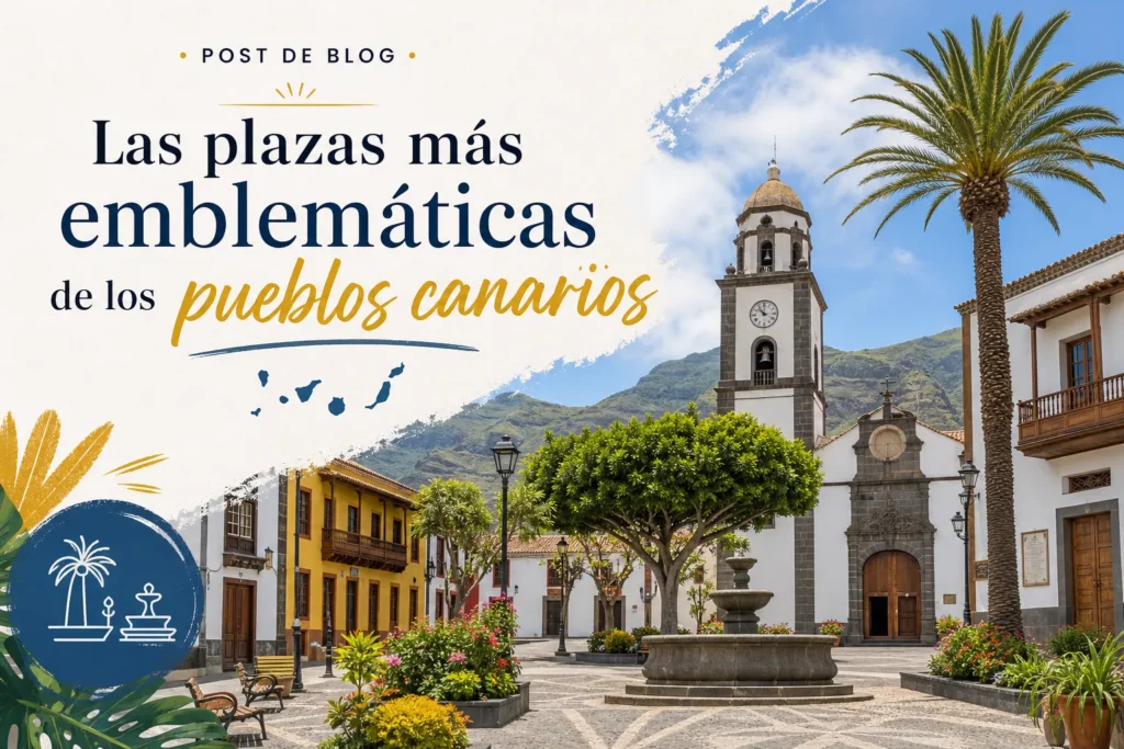 Las plazas más emblemáticas de los pueblos canarios