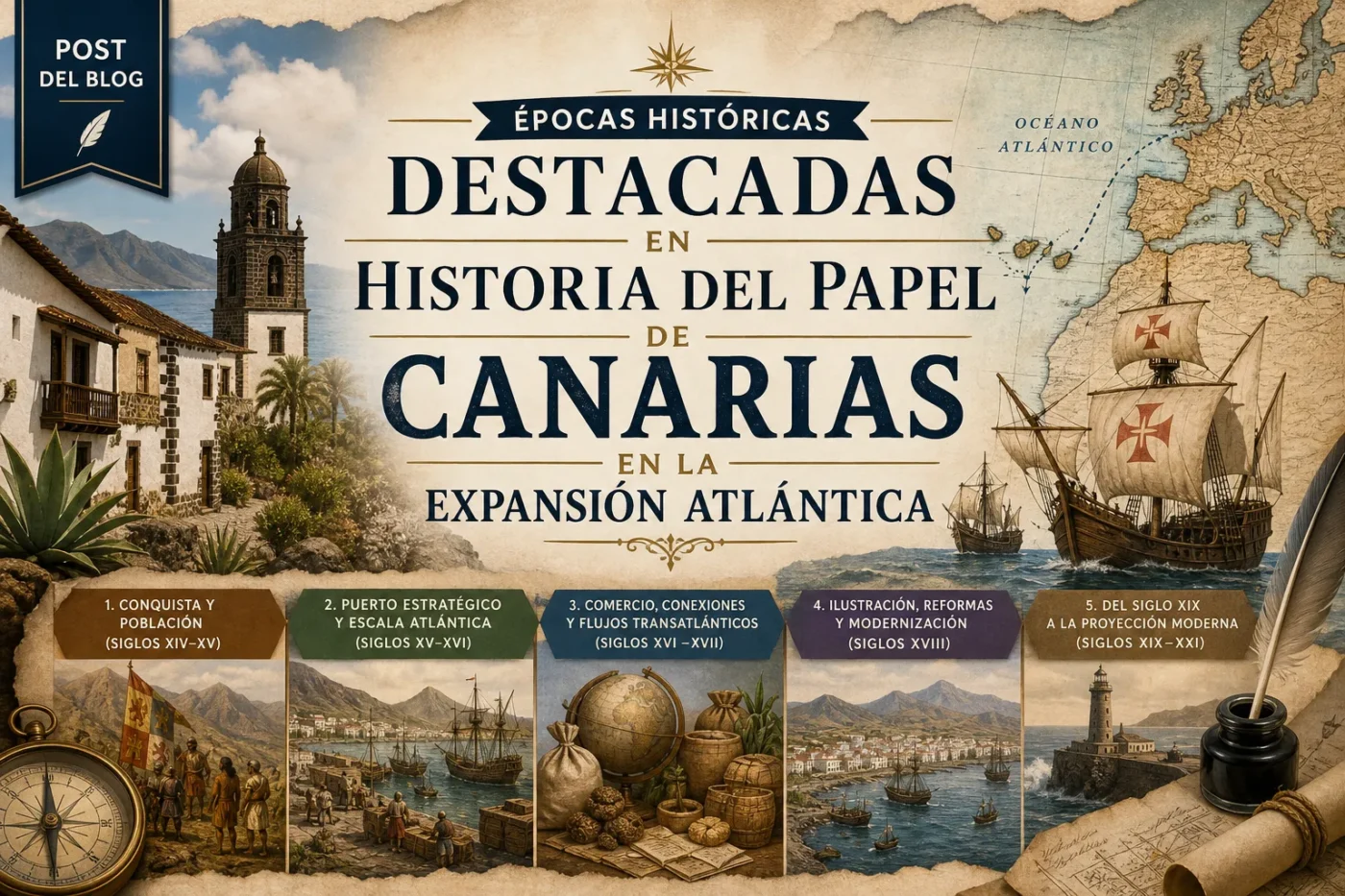 epocas-historicas-destacadas-en-Historia-del-papel-de-Canarias-en-la-expansion-atlantica - Canarias Noticias 24h épocas históricas destacadas en Historia del papel de Canarias en la expansión atlántica