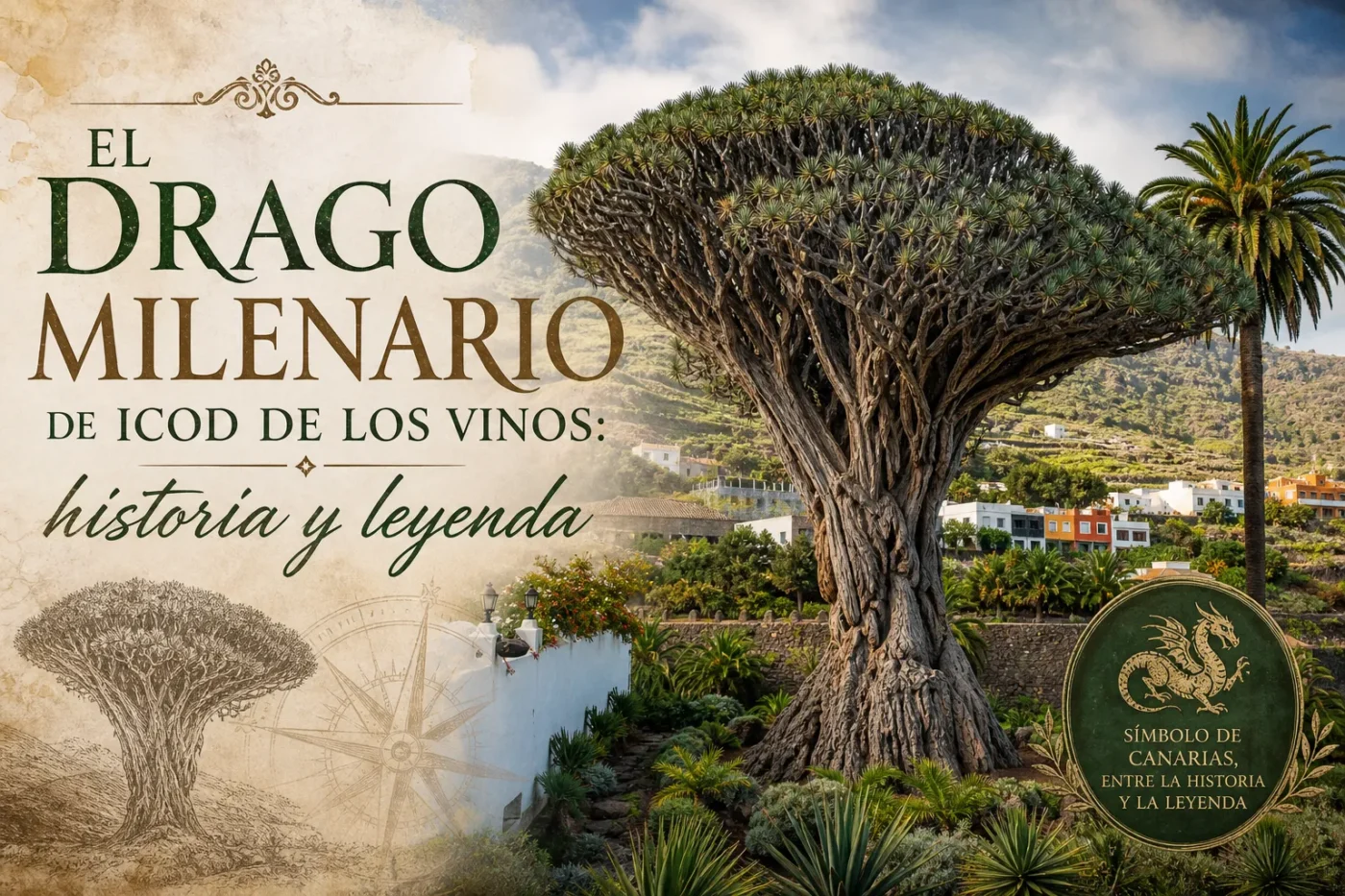 El-Drago-Milenario-de-Icod-de-los-Vinos-historia-y-leyenda - Canarias Noticias 24h El Drago Milenario de Icod de los Vinos: historia y leyenda