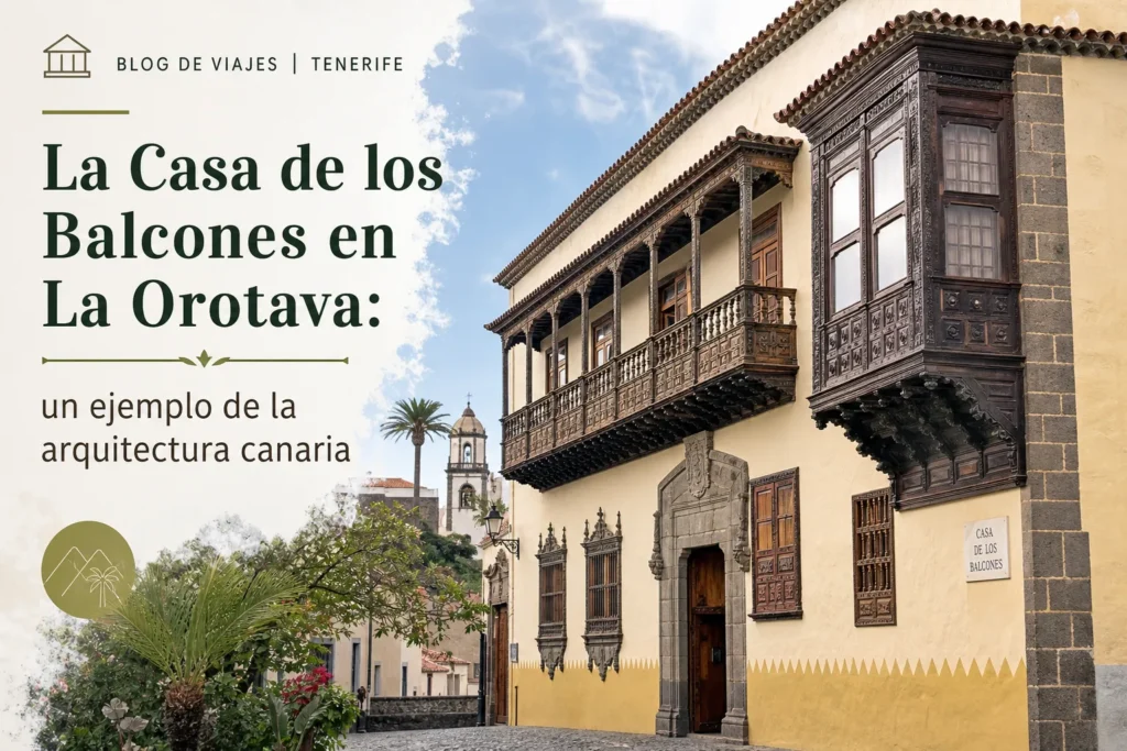 La Casa de los Balcones en La Orotava: un ejemplo de la arquitectura canaria