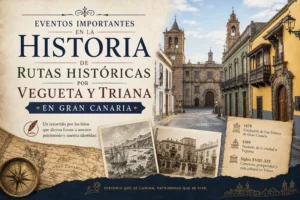eventos importantes en la historia de Rutas históricas por Vegueta y Triana en Gran Canaria