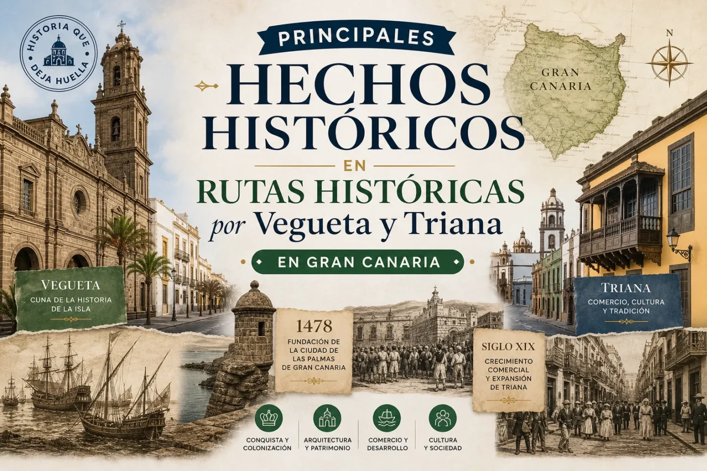 principales-hechos-historicos-en-Rutas-historicas-por-Vegueta-y-Triana-en-Gran-Canaria - Canarias Noticias 24h principales hechos históricos en Rutas históricas por Vegueta y Triana en Gran Canaria